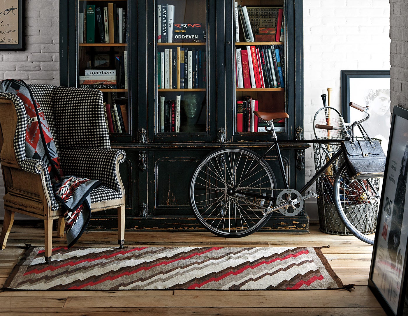                             Un décor délicieusement éclectique signé Ralph Lauren Home, collection West Village.
