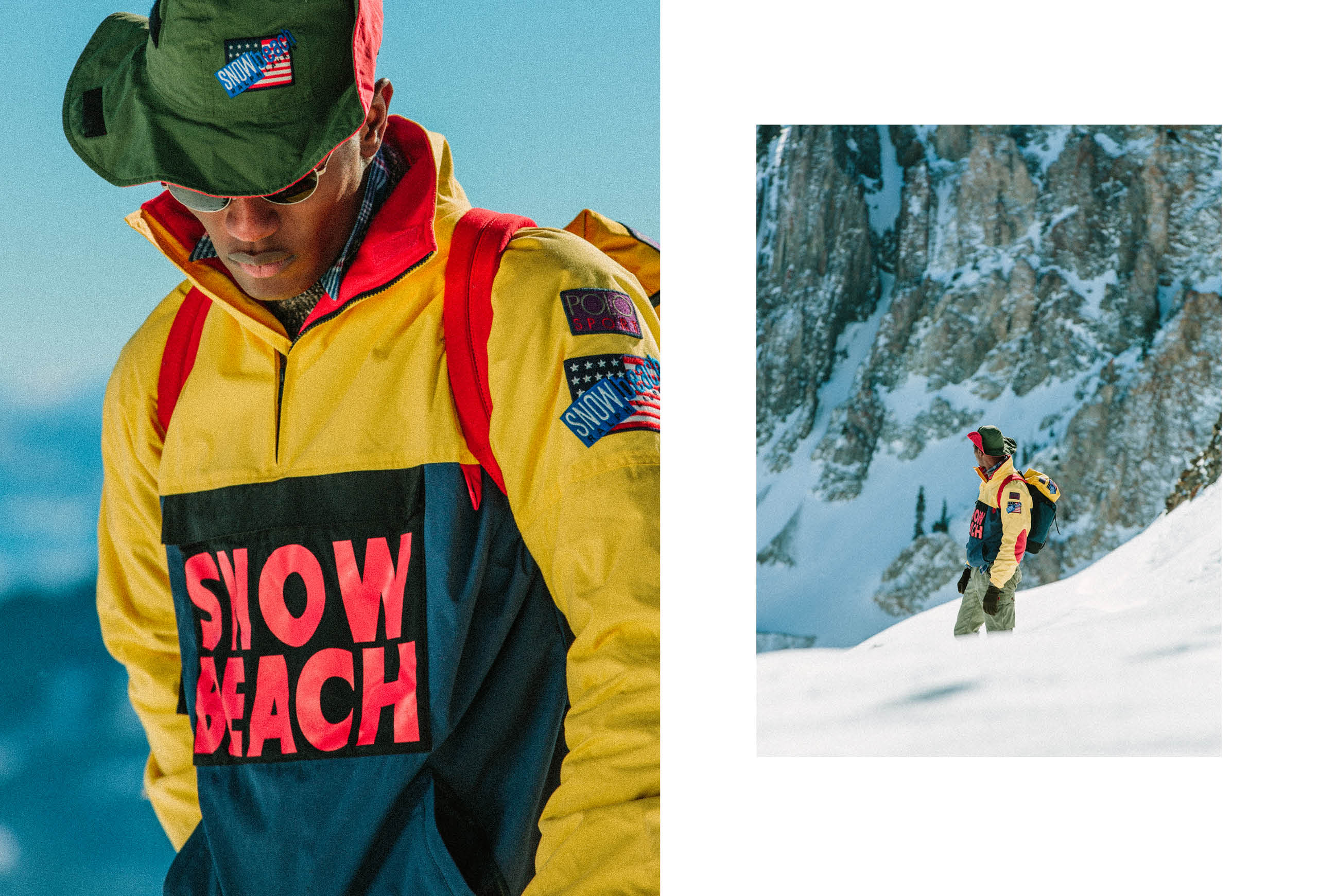 The 2018 Snow Beach campaign, featuring the Color and Black &amp; White collections