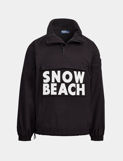snow beach hoodie