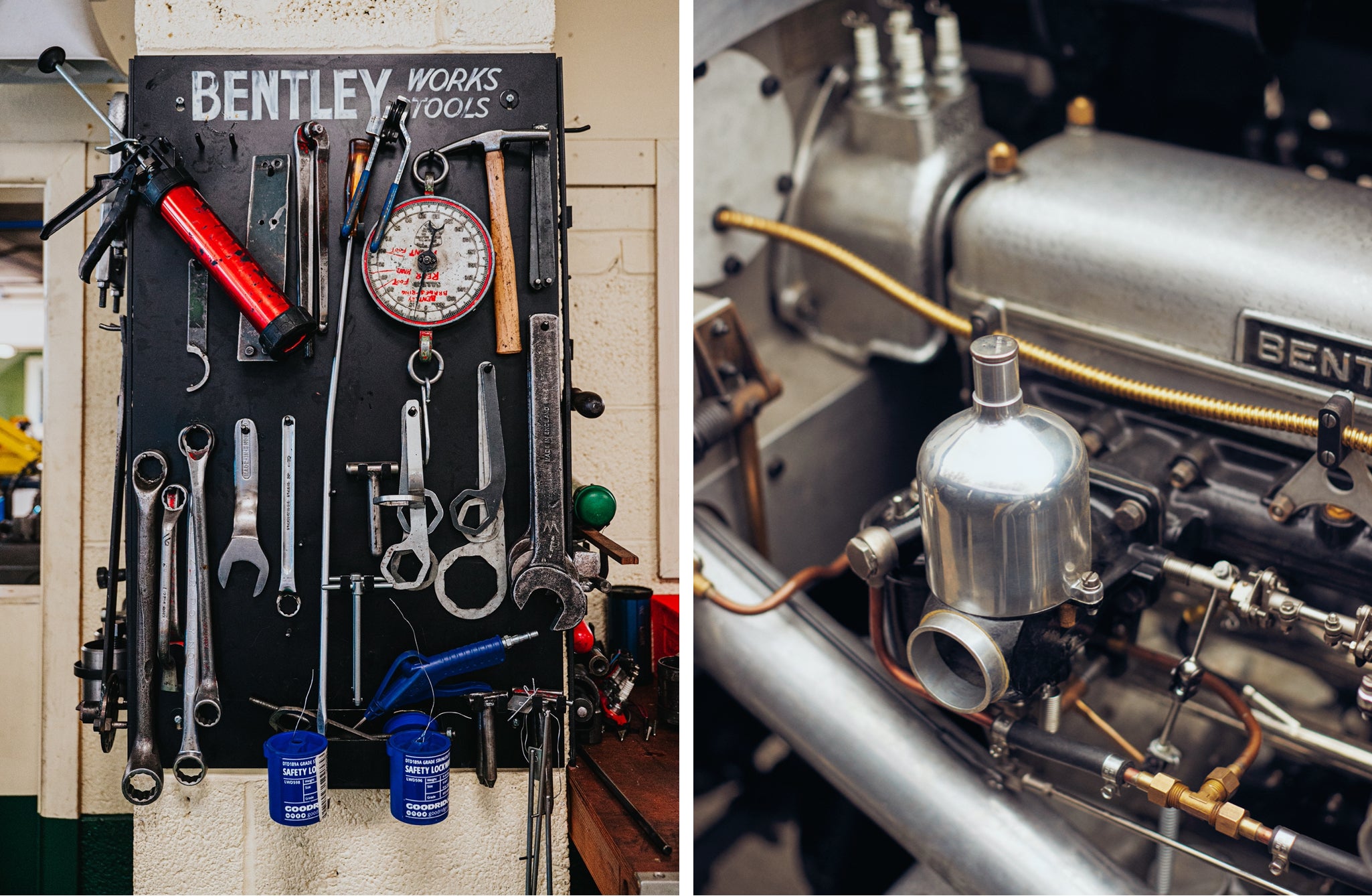 <strong>THE BIG FIX</strong><br/><span>Dans le garage immacul&eacute; de Vintage Bentley, o&ugrave; les m&eacute;caniciens n'utilisent que des outils d'origine ou des r&eacute;pliques fabriqu&eacute;es en interne. Est-il parfois difficile de trouver exactement ce qu'on cherche ? &laquo; Eh bien, cela n'a pris que 28 ans &raquo;, dit William Medcalf, le fondateur </span>