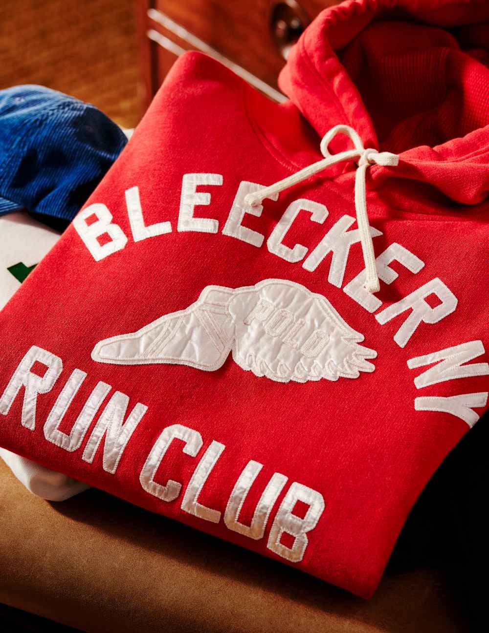 Slub Fleece Graphic Hoodie
