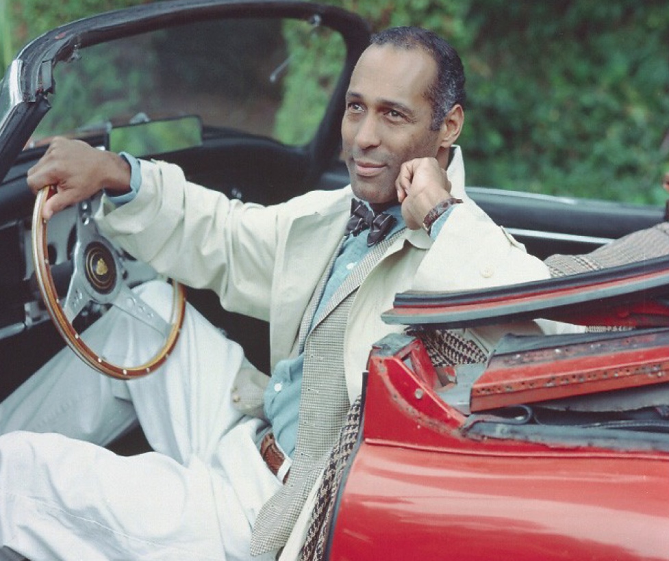 Rashid Silvera lors d'une campagne Polo Ralph Lauren Printemps 1991