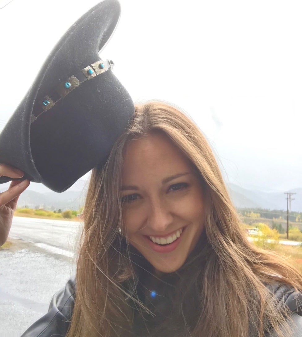 La journaliste dans le Wyoming