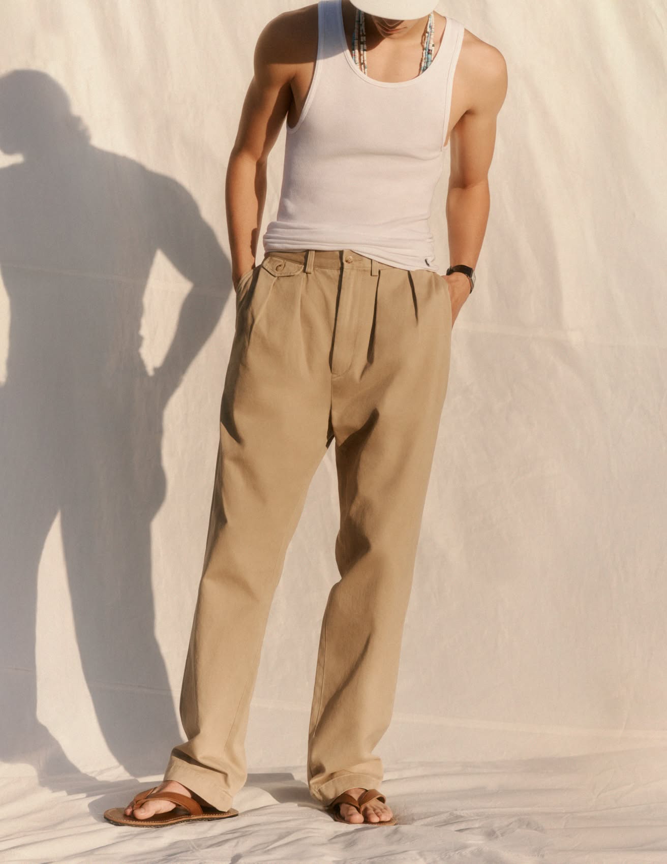 Pantalon Whitman à pinces Relaxed Fit