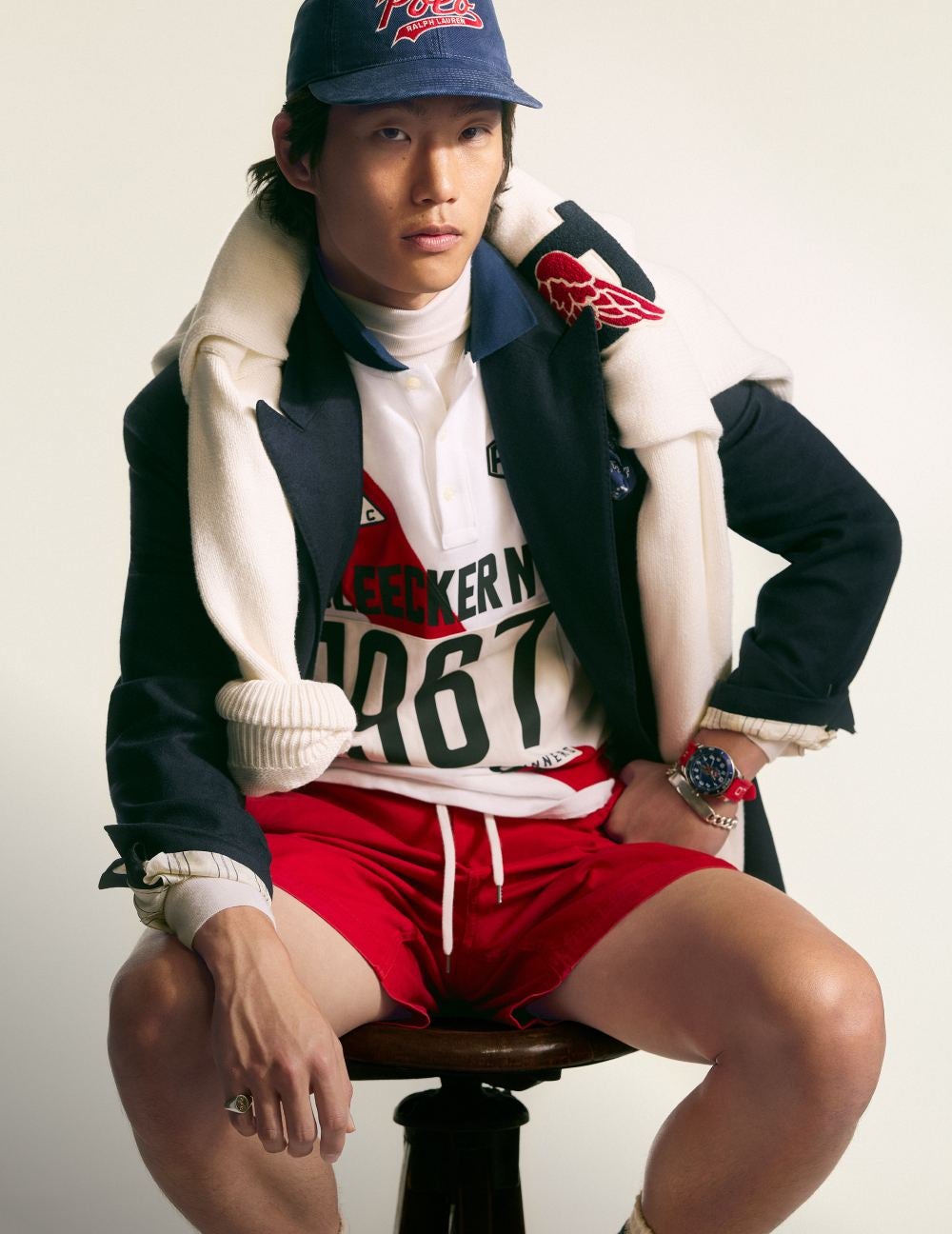 P-Wing Cotton Cardigan