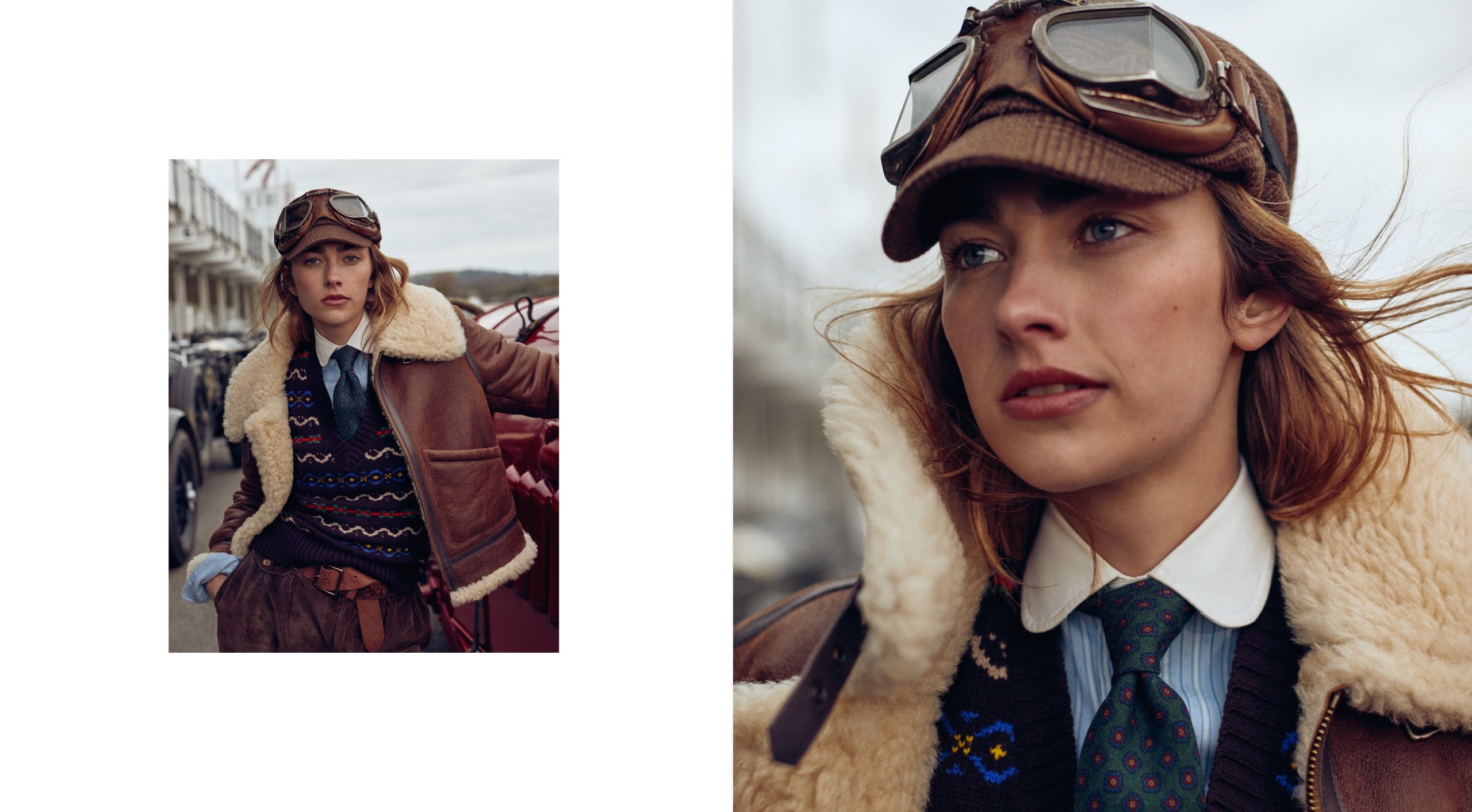 <strong>ON LOCATION</strong><br/><span>This season of Polo Originals, inspired by the golden era of Grand Prix car racing, was photographed at the Goodwood Motor Circuit, which is located in West Sussex, on the 12,000-acre Goodwood Estate. The Circuit has since become known for hosting a number of prestigious motorsport events, including the famous Festival of Speed and Revival.</span> <br/><rlmag_link href="https://www.ralphlauren.fr/en/search?cgid=brands-prl-tough-and-refined-cg"><button class="shop-collection">Shop the Story</button></rlmag_link>