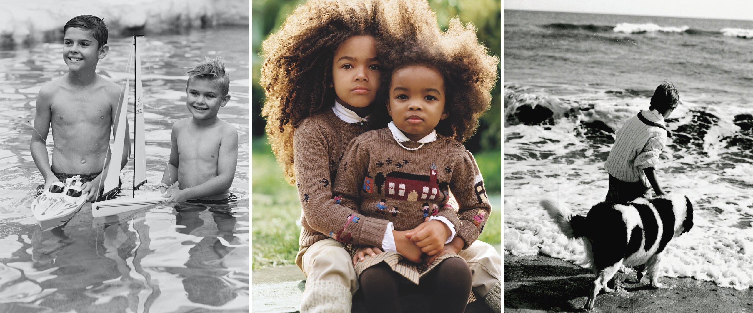 Quelques-uns de nos moments en famille pr&eacute;f&eacute;r&eacute;s issus des campagnes Ralph Lauren