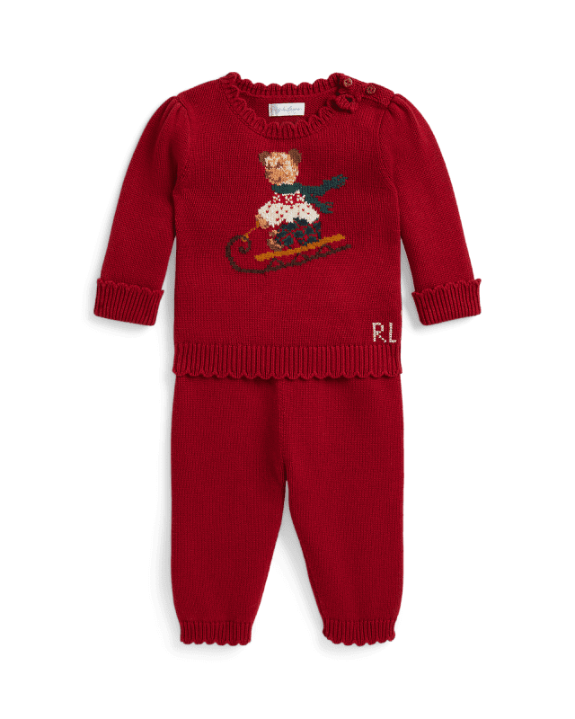 Polo Bear Jumper & Trousers