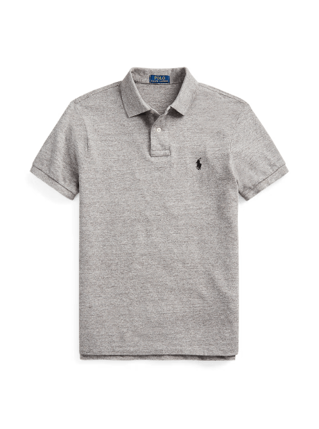Polo en coton piqué coupe cintrée