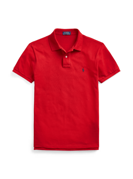 Polo en coton piqué coupe cintrée