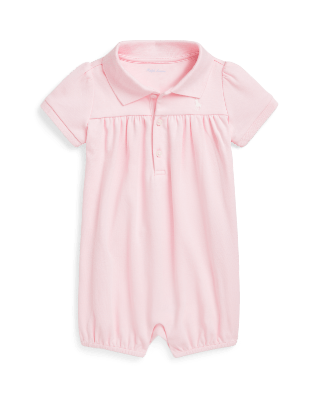 Combishort boule Polo interlock de coton
