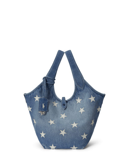 Sac fourre-tout en denim Polo Play Star