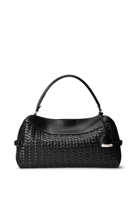 Le sac porté épaule Ralph en cuir tressé