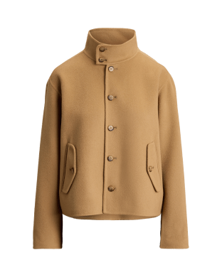 Veste en laine double face