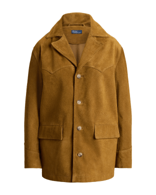 Veste western en daim