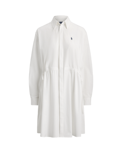 Robe-chemise à cordon de serrage