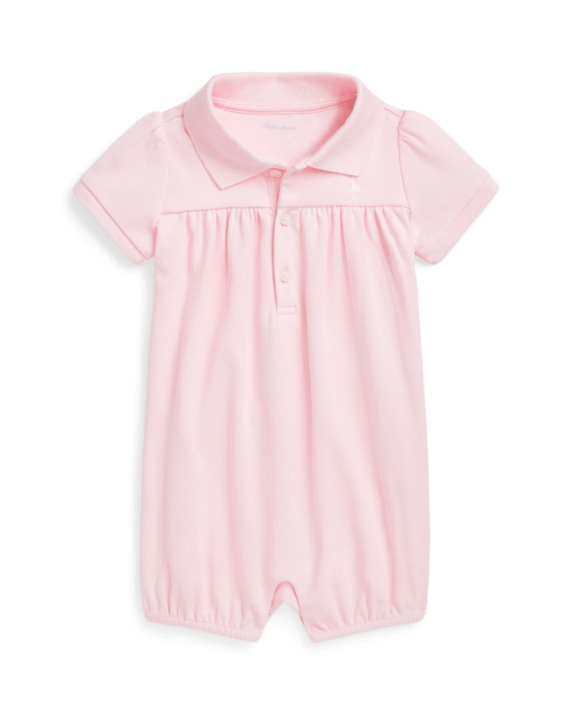 Combishort boule Polo interlock de coton