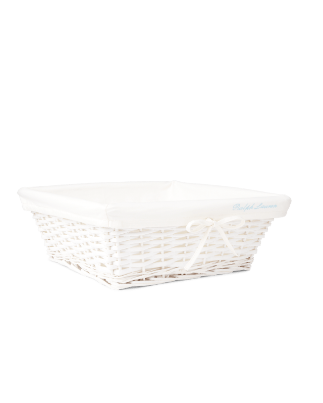 Grand panier bébé en osier