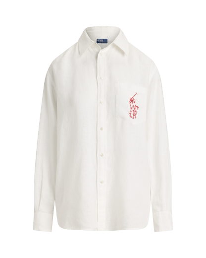 Chemise oversize en lin Big Pony
