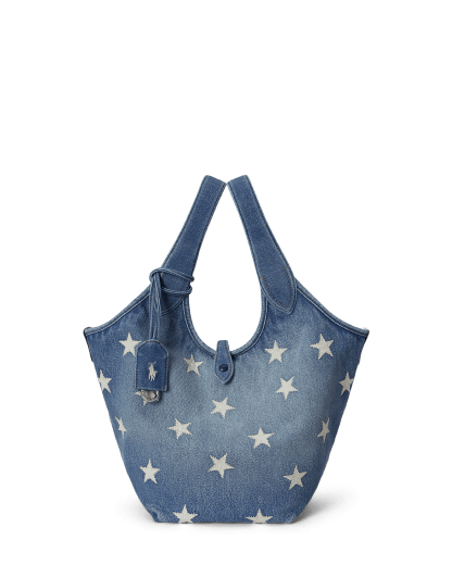 Sac fourre-tout en denim Polo Play Star