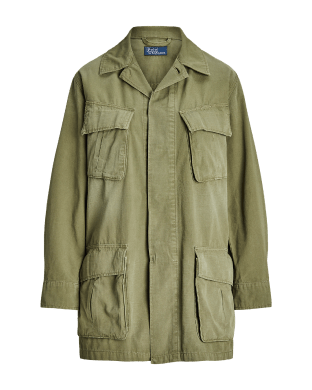 Veste utilitaire en toile de coton 
