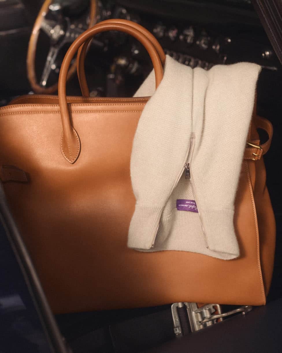 Pull demi-zippé cachemire œil-de-perdrix