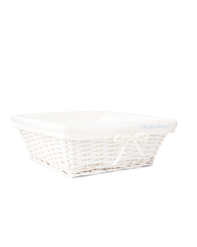 Grand panier bébé en osier