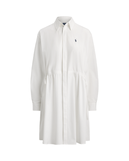 Robe-chemise à cordon de serrage