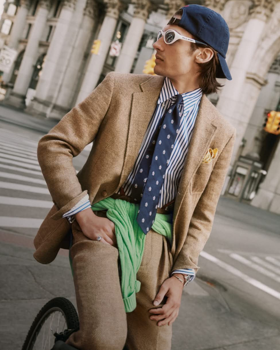 Veste Polo en tweed d'été Tailored Fit