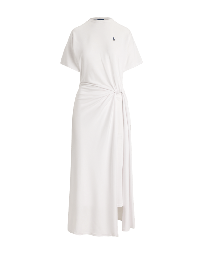 Robe t-shirt avec détail croisé