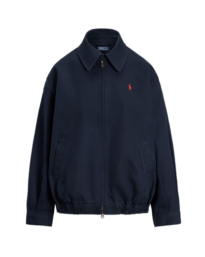 Coupe-vent oversize en coton
