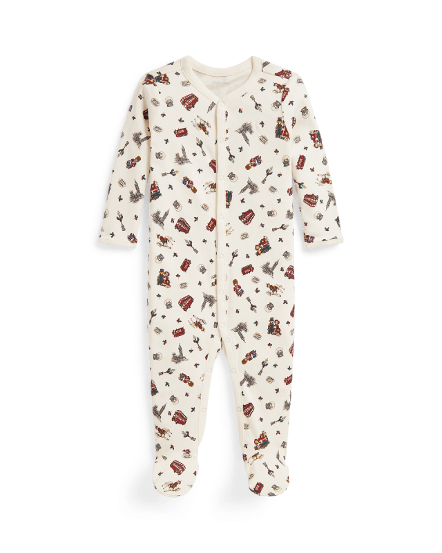 Grenouillère Polo Bear interlock coton