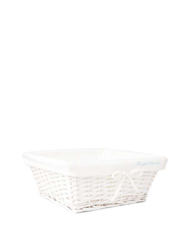 Grand panier bébé en osier