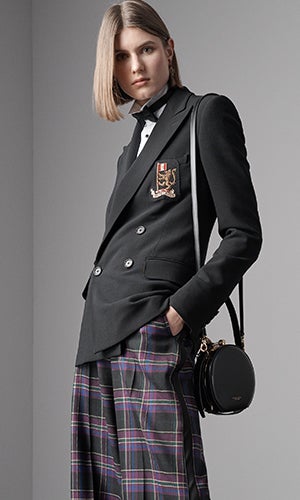 Model wears look from the Fall 2019 Collection