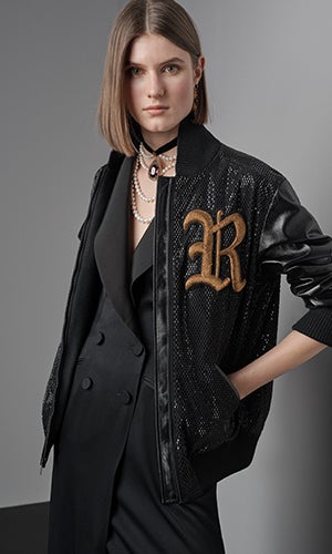 Model wears look from the Fall 2019 Collection